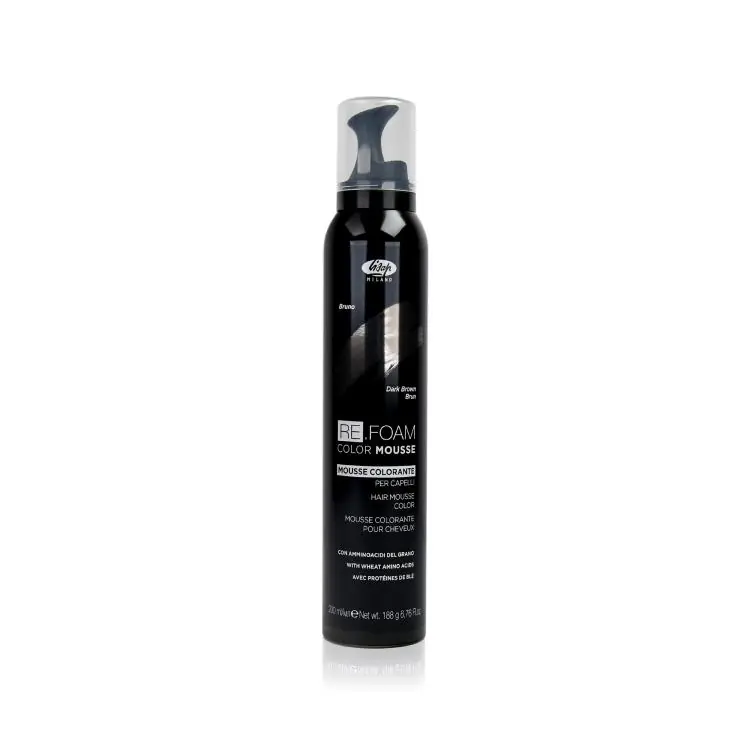 Zertifiziert Lisap Re.Foam Color Mousse Dark Brown