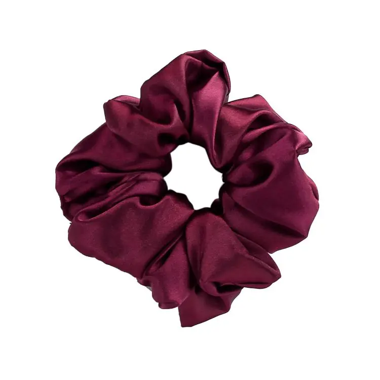 What a bun! Scrunchie Large Silk Bordeaux Schneller Versand