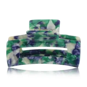 Big Metal London Camille Bulldog Hairclip Black /Blue / Green Meistverkauft