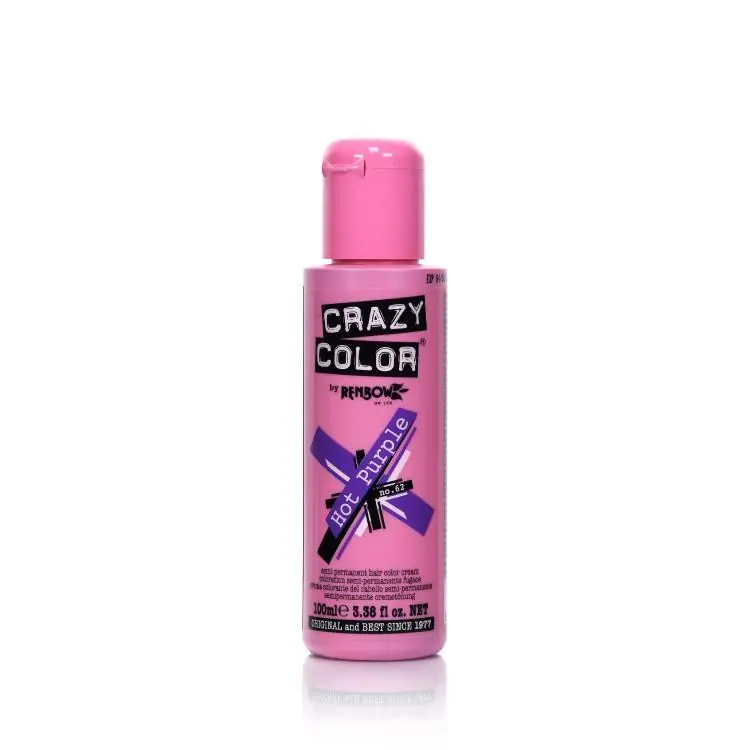 Crazy Color Cremetönung No. 62 Hot Purple Letzte Chance