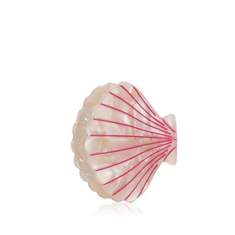 Rabatt By Vivi Muschel Haarklammer Pinky Pearl