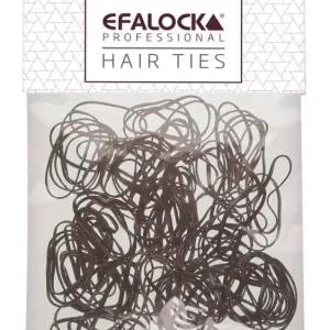 Angebot Efalock Hair Ties Silicone Small/Thin braun