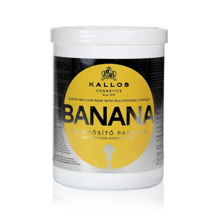 Geprüft Kallos Banana stärkende Haarmaske