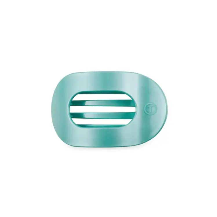 Direktkauf Teleties Flat Round Clip klein Totally Turquoise