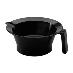 Comair Färbeschale schwarz mit Griff Highlight