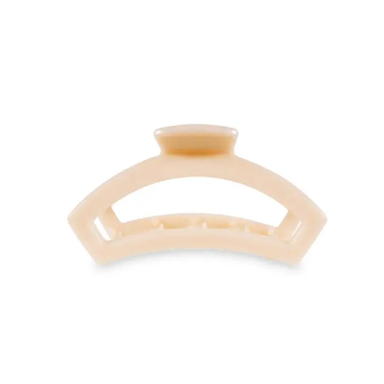 Neu Im Sortiment Teleties Open Hair Clip klein Almond Beige