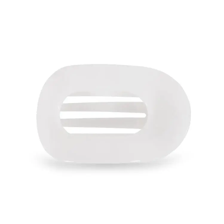 Preiswert Teleties Flat Round Clip medium Coconut White