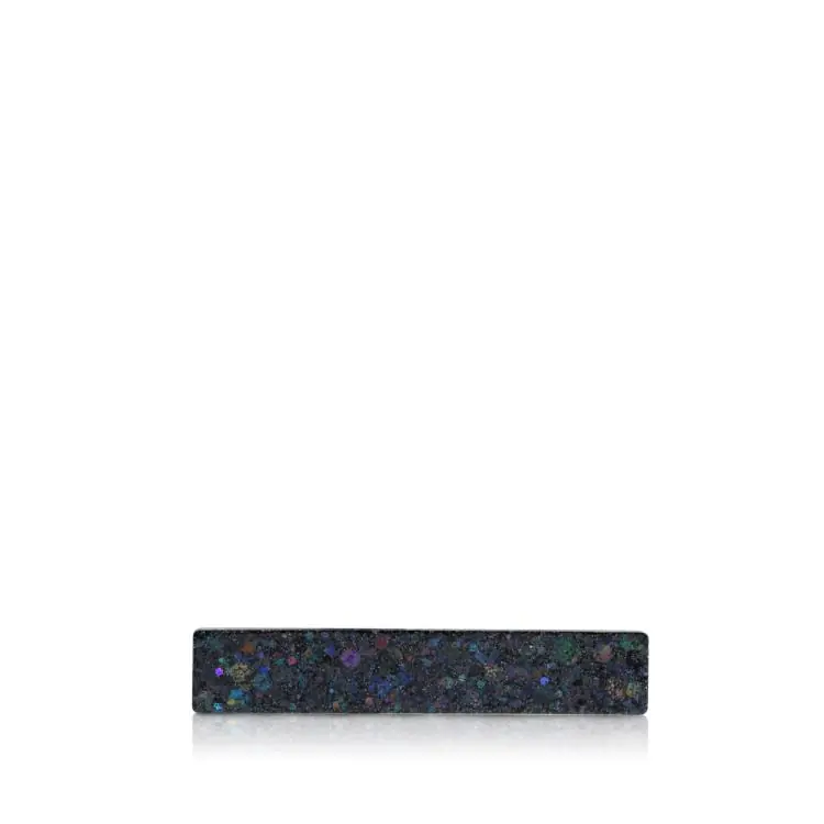 Versand Am Gleichen Tag CG Home gerader Mini Clip schwarz glitzer