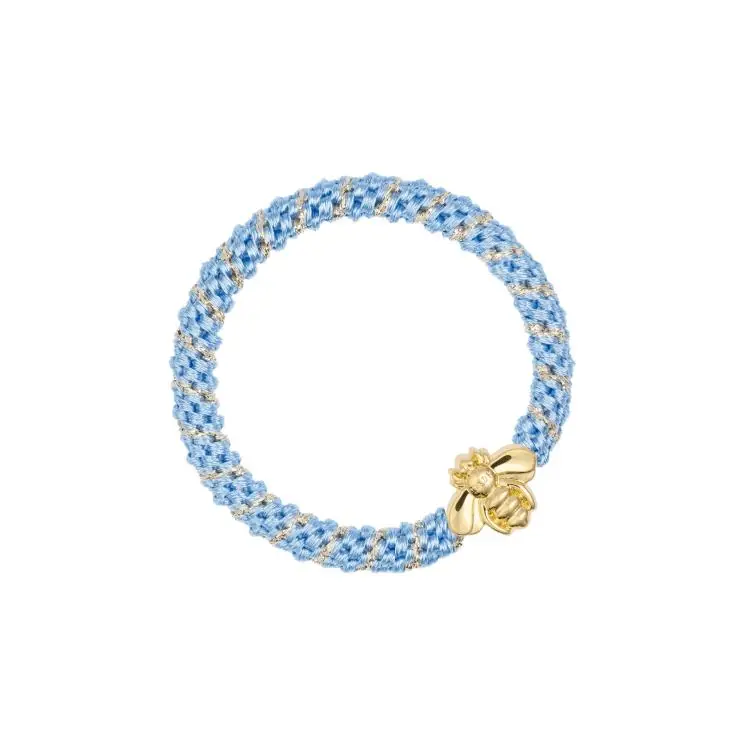 Sichere Zahlung Dark Haargummi Ibiza Blue Stripe Bee