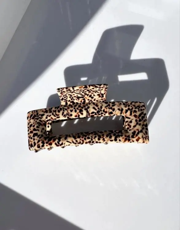 Preis Gesenkt Solar Eclipse Haarklammer Leopard