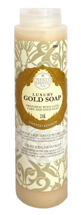 Nesti Dante Luxury Gold Soap Liquid Soap Direktkauf
