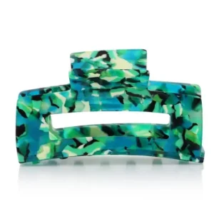 Jetzt Bestellen Big Metal London Sophia Resin Bulldog Hairclip Green/ Blue/ Black