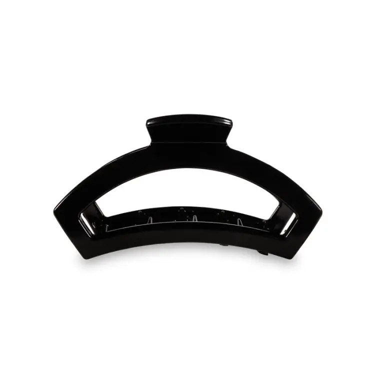 Teleties Open Hair Clip Jet Black Medium Echt
