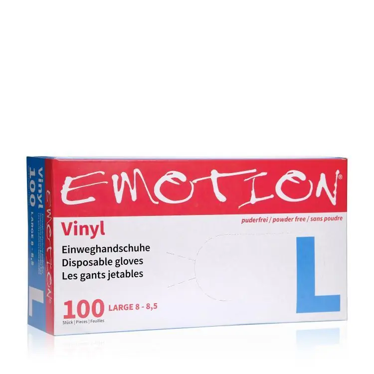 Emotion Vinyl Einweghandschuhe L Angebot