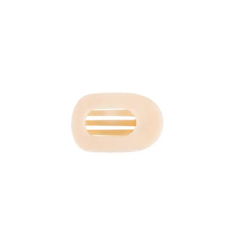 Aktuell Teleties Flat Round Clip tiny Almond Beige