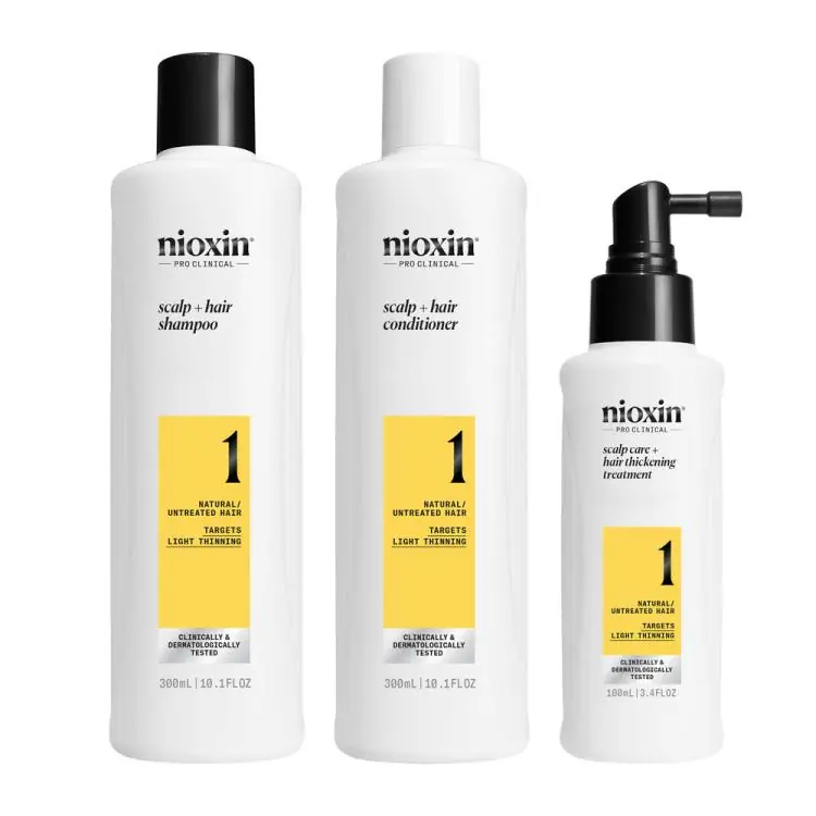 Schnäppchen Nioxin System 1 Light Thinning Set