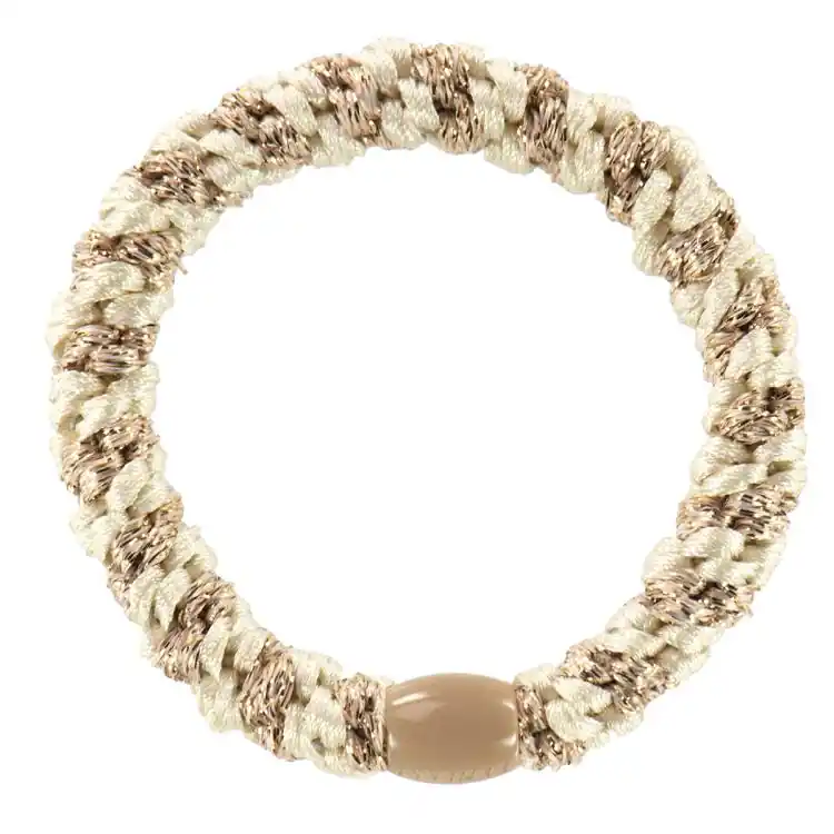 Nur Heute Kknekki Ivory-beige Glitter Stripe