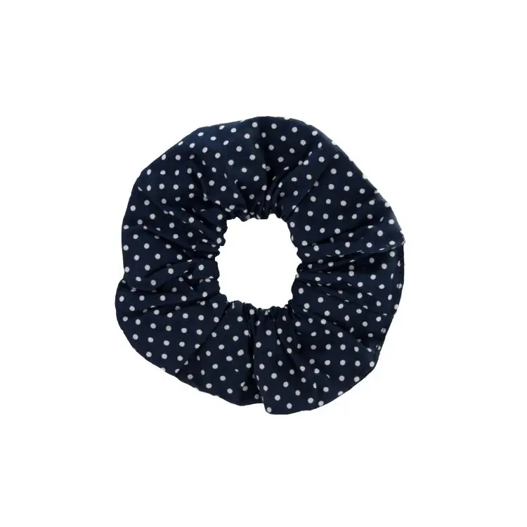 Sofort Bestellen Laure Derrey Scrunchie Olivia blau mit weißen Punkten