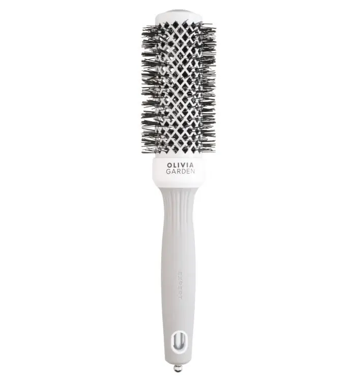 Günstig Olivia Garden Expert Blowout Shine White & Grey 35 mm
