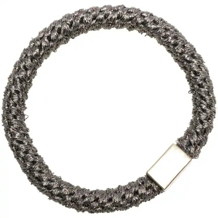 Schnäppchen Dark Haargummi Sparkled Dark Grey