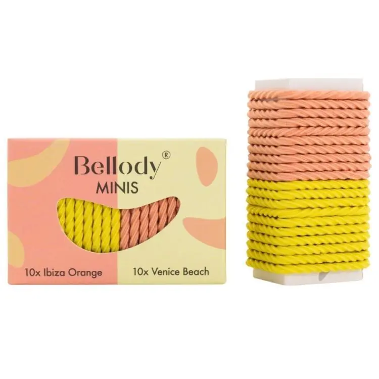 Bellody Minis Haargummi Mischpaket Ibiza Orange & Venice Beach Zertifiziert