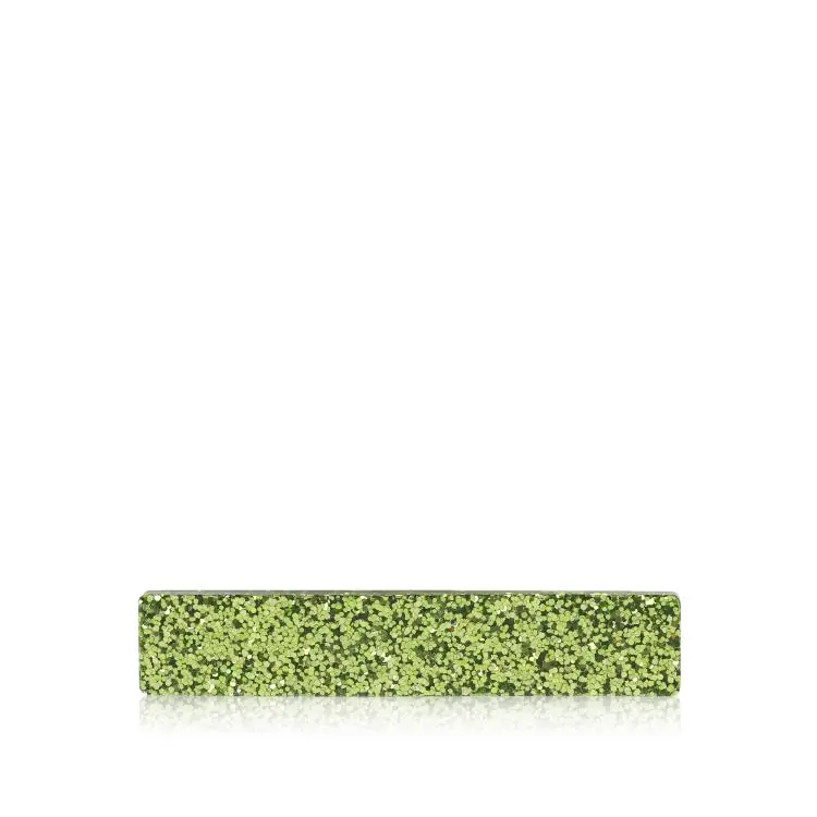 Sonderaktion CG Home gerader Mini Clip Limette glitzer