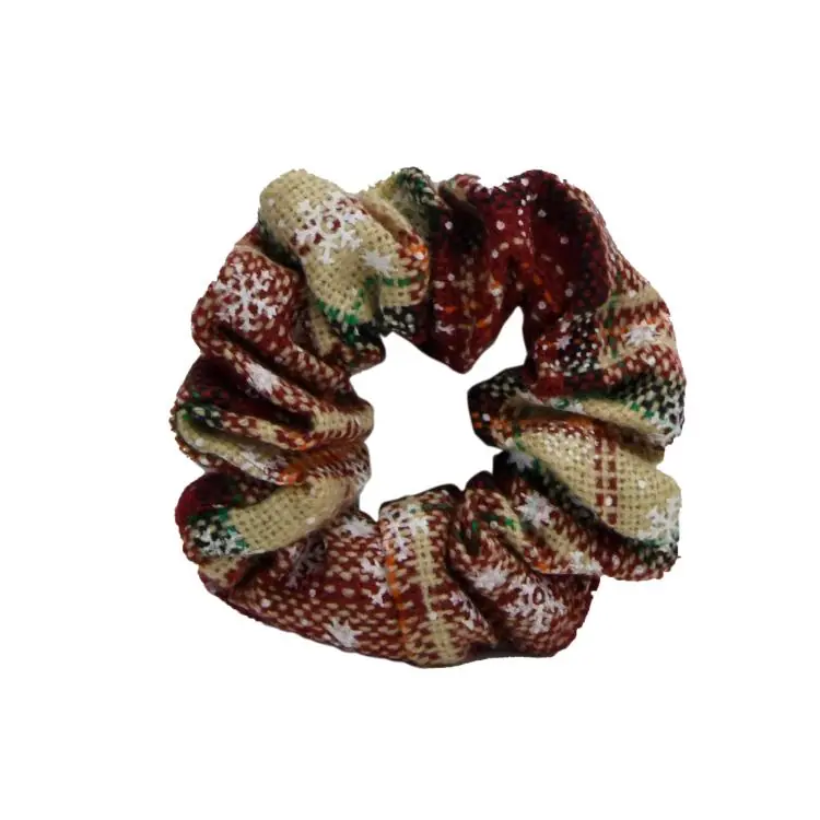 e und y Haargummi Chirstmas beige rot Knallerangebot