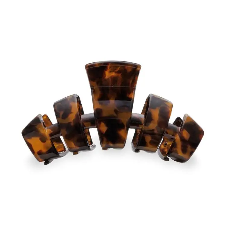 Teleties Classic Tortoise Hair Clip groß Neue Kollektion