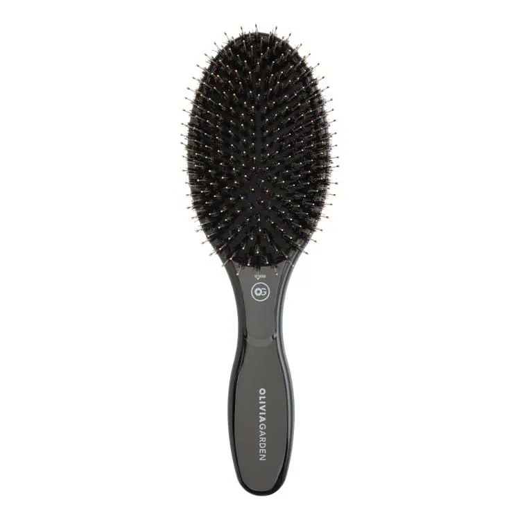 Olivia Garden CARE OVAL Boar & Nylon Bristles Black Sonderaktion
