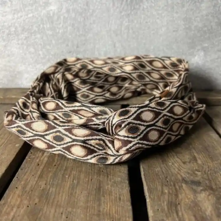Rabatt Hairjewelz by Elle Bandeau Maxi Retro Brown