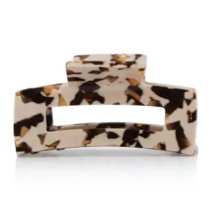 Mega-Angebot Big Metal London Sophia Resin Bulldog Hairclip Cappuccino/ Brown