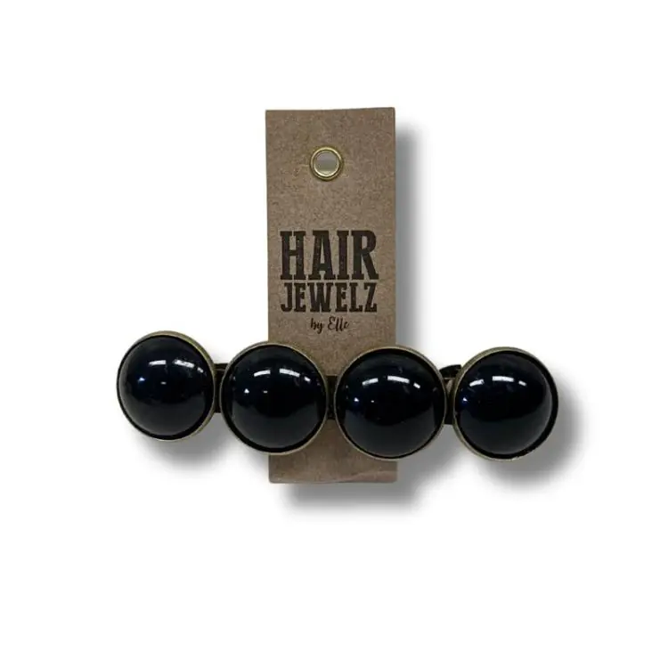 Hairjewelz by Elle Haarspange XL Black Versand Am Gleichen Tag