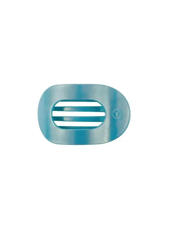 Sale Teleties Flat Round Clip klein Blue Seas