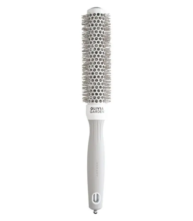 Preisknaller Olivia Garden Expert Blowout Speed White & Grey Rundbürste 25 mm