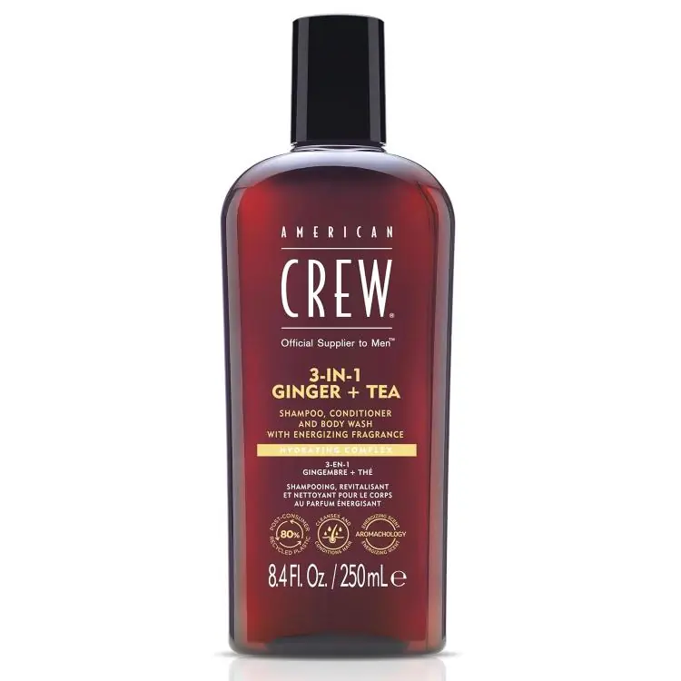 Abverkauf American Crew 3-in-1 Ginger + Tea hair-body-wash