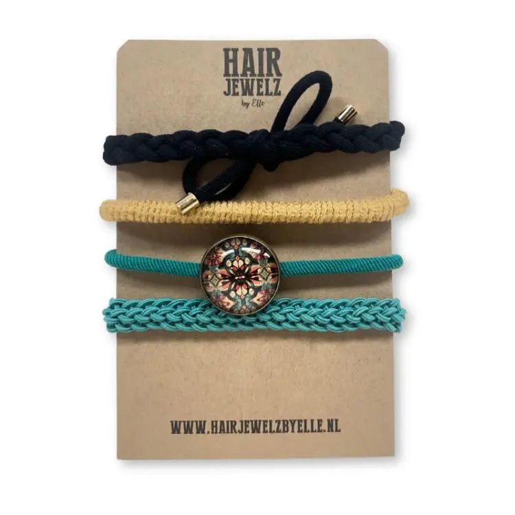 Günstig Hairjewelz by Elle Colourband Retro Damask
