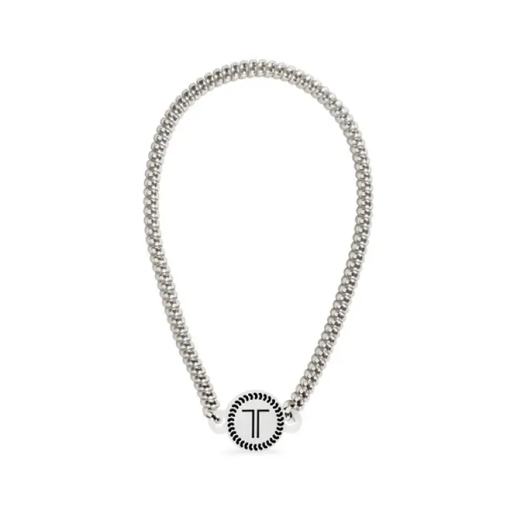 Teleties Spiral-Haarband Platinum Sonderangebot