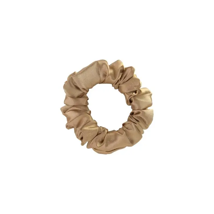What a bun! Scrunchie Mini Satin Gold Zertifiziert