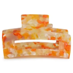 Kracherpreis Big Metal London Emma Bulldog Haarclip Orange