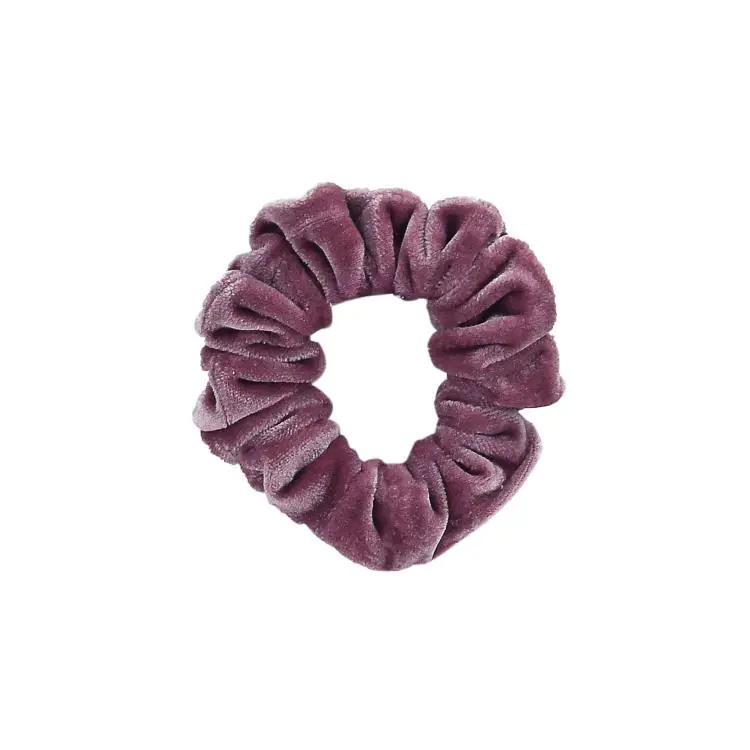 What a bun! Scrunchie Mini Velvet Dusty Pink Echt