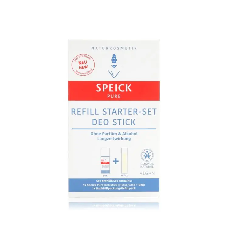 Begrenztes Angebot Speick Pure Deo Starter Set mit Refill