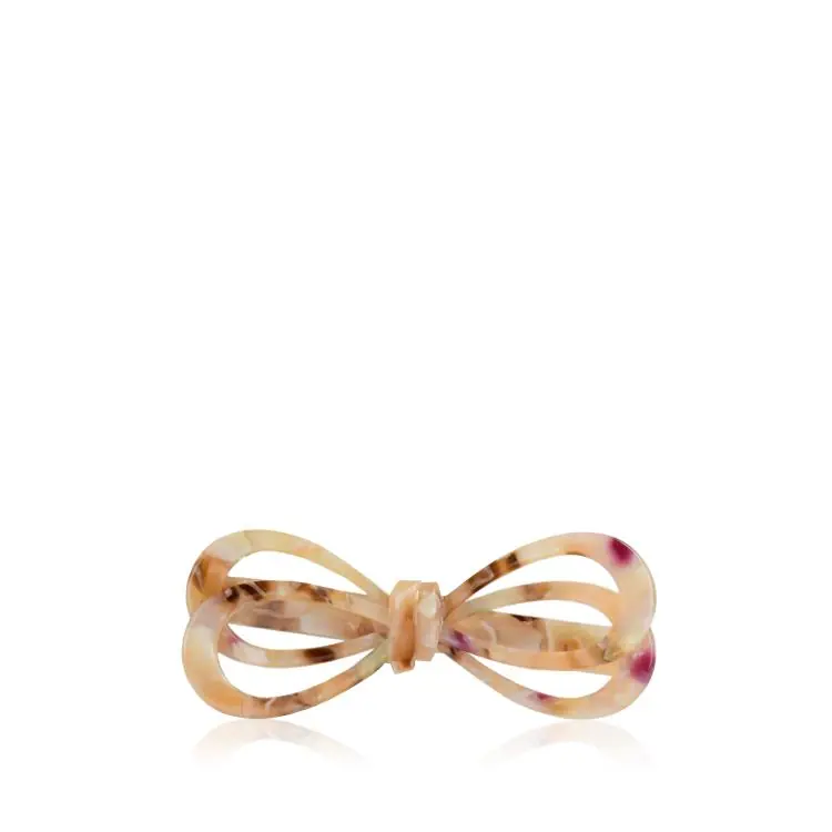 Begrenztes Angebot Helly Hair Hair Clip Schleife Marmor Hell