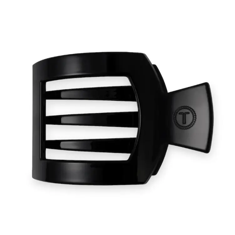 Teleties Large Flat Square Hair Clip Jet Black Direkt Vom Hersteller
