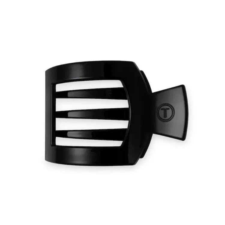 Meistverkauft Teleties Medium Flat Square Hair Clip Jet Black