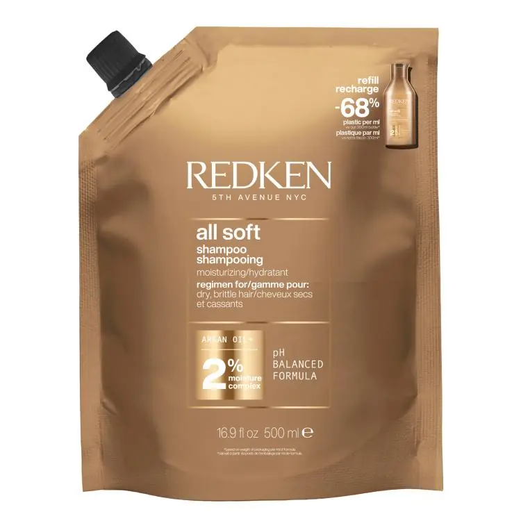Neue Kollektion Redken All Soft Shampoo 2% - Refill