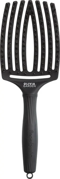 Olivia Garden Fingerbrush Combo L Full Black Haarbürste Sichere Zahlung