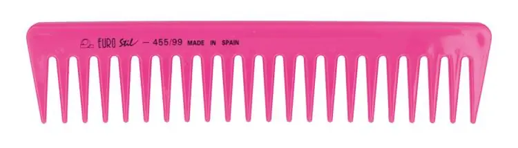 Versand Am Gleichen Tag Eurostil Strähnen-Schneidekamm pink