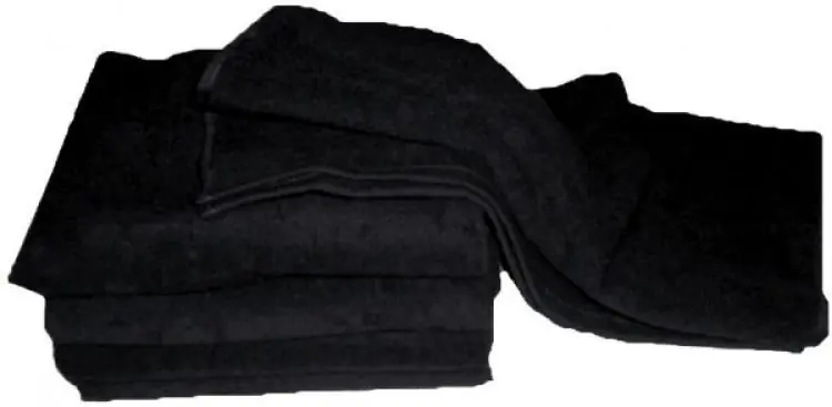 Ausverkauf BEAUTY-TEX Mikrofaser Handtuch 40 cm x 90 cm schwarz