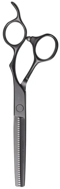 Abverkauf Olivia Garden SilkCut PRO matt schwarz Modellierschere 6.0
