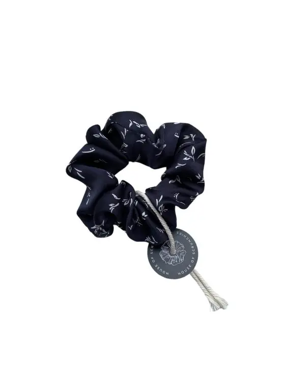 Preis Gesenkt House of Scrunchies Navy Flowers Midi